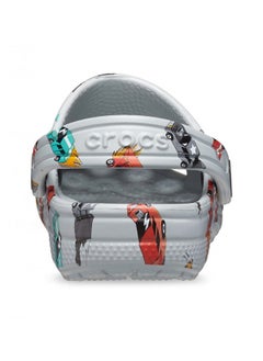 crocs Toddlers Classic Race Cars Graphic Clog  - Image 4
