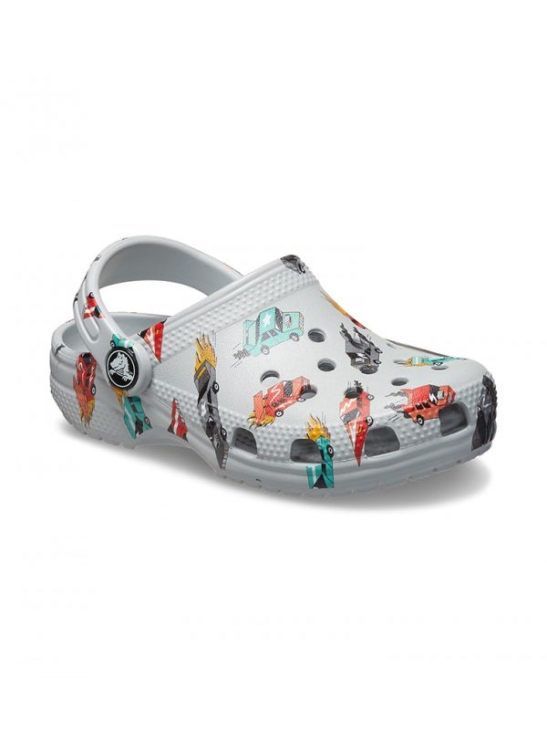 crocs Toddlers Classic Race Cars Graphic Clog  - Image 3