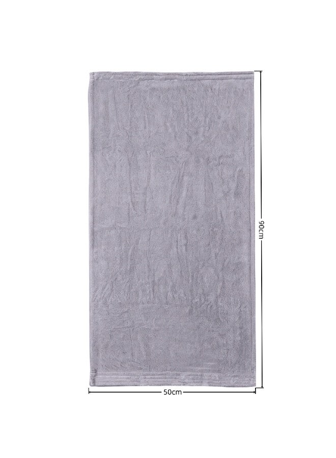 دوناتيلا منشفة يد (عبوة من 4 قطع، 50 × 90 سم) - مايكروفايبر 330 GSM - فائقة النعومة وعالية الامتصاص وسريعة الجفاف، خفيفة الوزن بلون سادة للحمام، الجيم، السبا والسفر. - Image 3