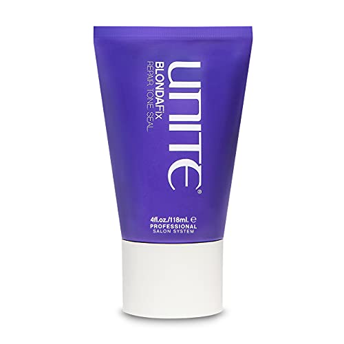 ماسك تلوين الشعر UNITE Hair BLONDA Fix لتصحيح اللون في استخدام واحد يقوي ويصلح للشقراوات 4 أونصات