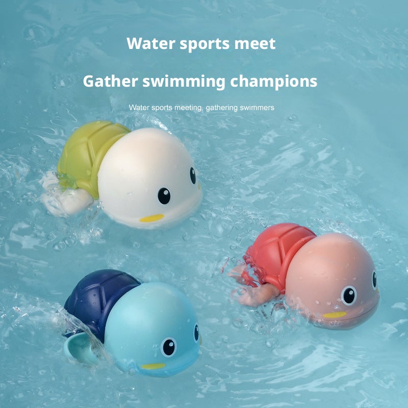 KONIG KIDS Wind-Up Bath Toys - Turtle, Duck, Frog, Whale, Submarine - Image 1