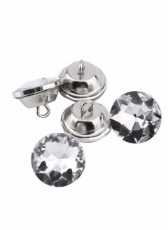Generic Crystal Buttons, 50 Pcs 20mm Buttons, for Sewing Buttons, Furniture for Dress, for Clothes Crafts Sofa Headboard decoration  - Image 1