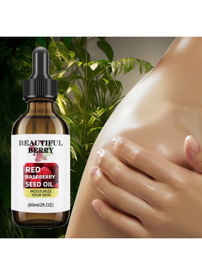 jalan 100% Cold-Pressed Raspberry Seed Oil (60ml) – Professional-Grade Anti-Aging Facial Base Oil – Natural Antioxidant for Glowing Skin – Fast Absorption, Non-Greasy - Image 3