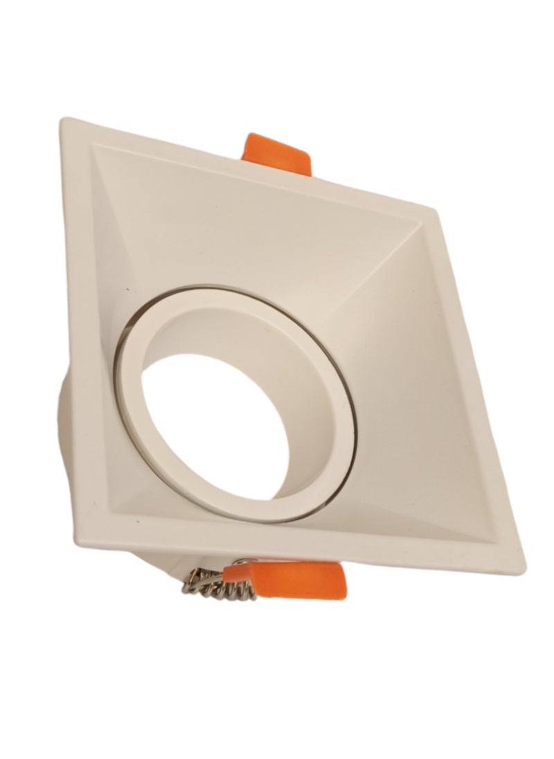 ميجامان Spot Light Frame Square GU10 MQTL1126 F80 AL - White  - Image 4