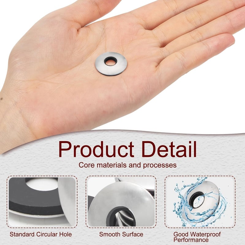 Machine Screw Washer Kit 60 Pieces M5 5x25 Neoprene Rubber Sealing Washers Waterproof Fasteners for Industrial And Scientific Applications - Image 5