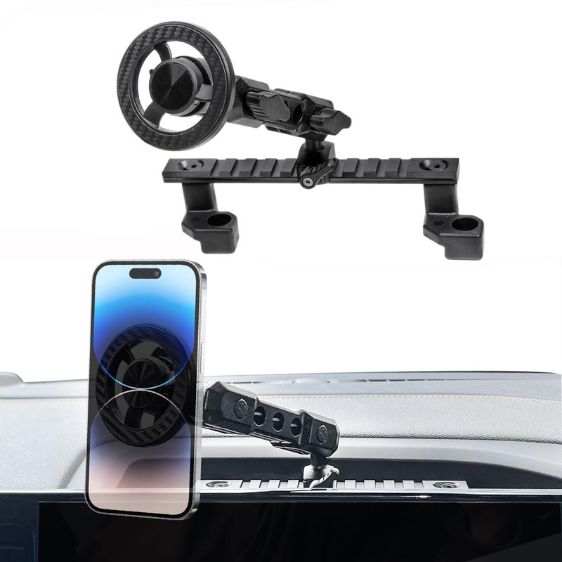 RERPRO Magnet Phone Mount Compatible with 2022-2026 Chevy Silverado/GMC Sierra 1500/2500/3500, for Magsafe Dash Cell Phone Holder for Chevrolet Silverado/GMC Sierra Accessories, 13.4" Touchscreen Only - Image 1