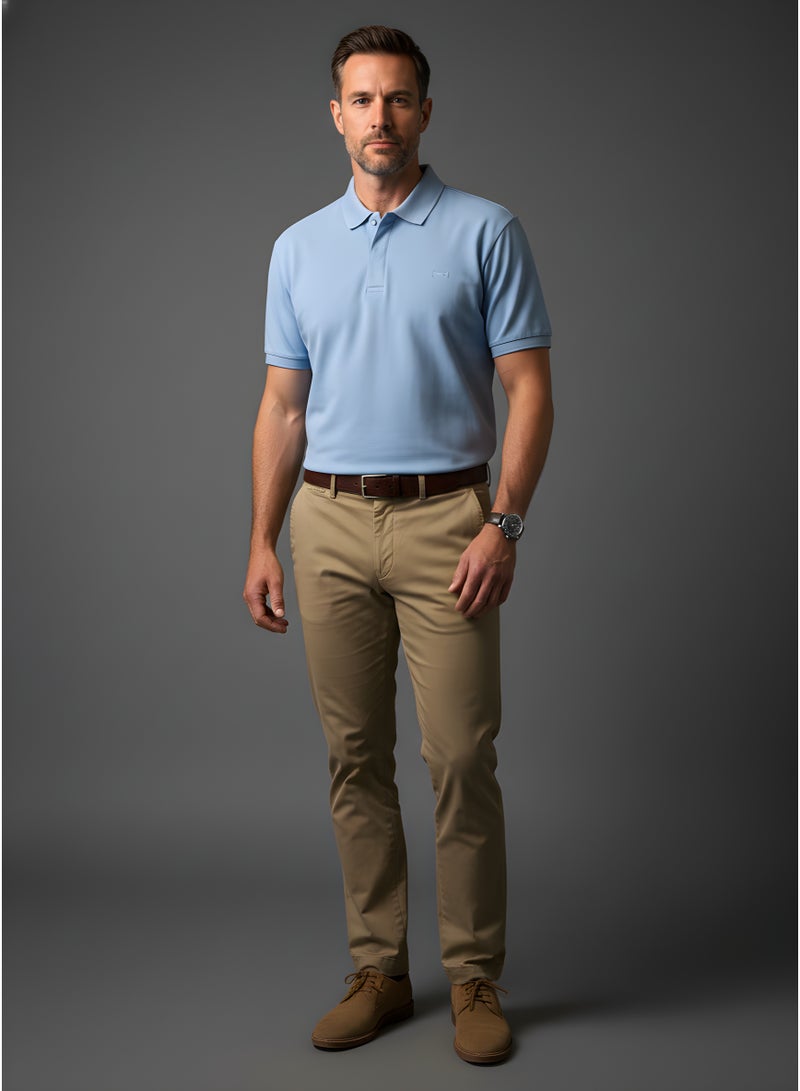 The Founder &Co. Men Polo Shirt Short Sleeve Blue Bell Premium Pique Cotton Comfort Classic Polo Old Money - Image 5