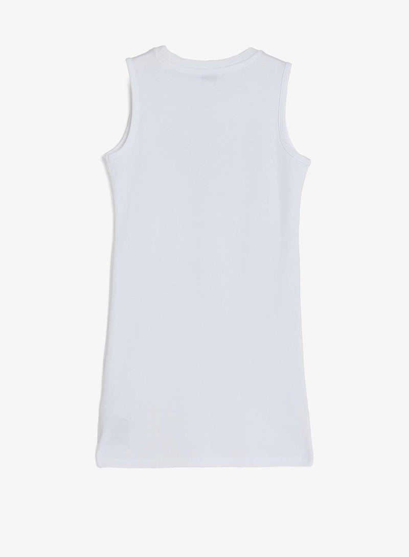 GUESS Youth Graphic Sleeveless Mini Dress - Image 4