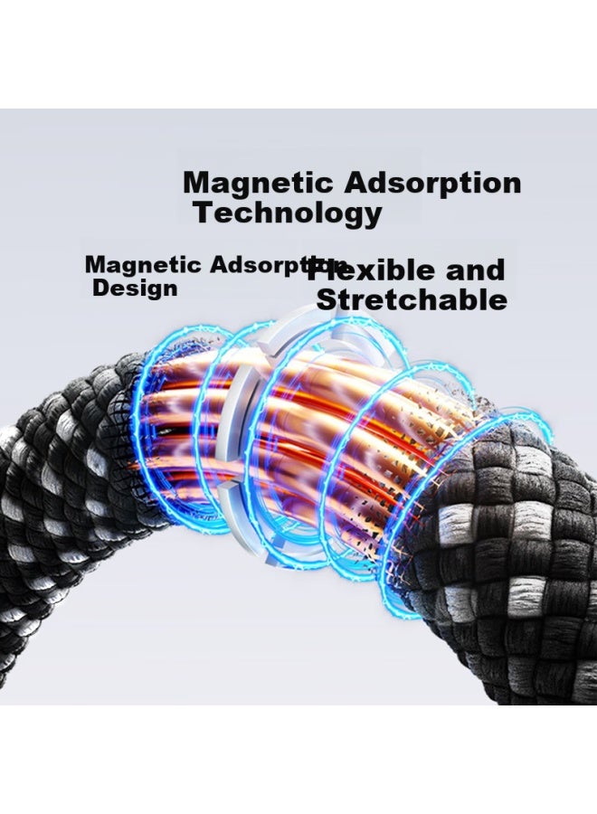 Zitai Magnetic Type-C 120W Super Fast Charging Cable For Huawei Mate60/P50/Honor/Xiaomi Tablet Car Charger 1M Black - Image 2