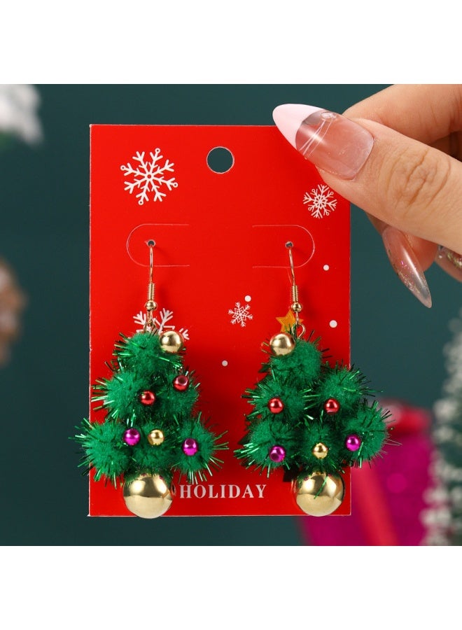 Y&D Christmas Earrings For Women, Drop Earrings Holiday Jewerly Festive Decorations Accessories - Image 1