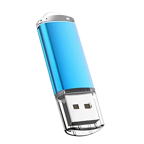 Maspen USB Flash Drive 32GB, Maspen Thumb Drive 2.0 High Speed Memory Stick Jump/ Zip/ Pen Drive,Blue,32 GB - Image 1