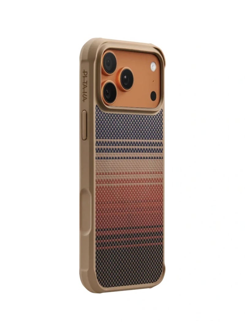 PITAKA ARAMID PROGUARD (ULTRA THIN CAMERA BUTTON) CASE IPHONE 17 PRO MAX - SUNSET - Image 5