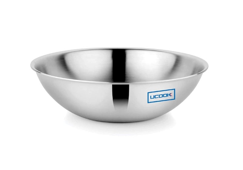 UCOOK Stainless Steel Triply Tasla 200mm155 Litre Steel Grey - Image 1