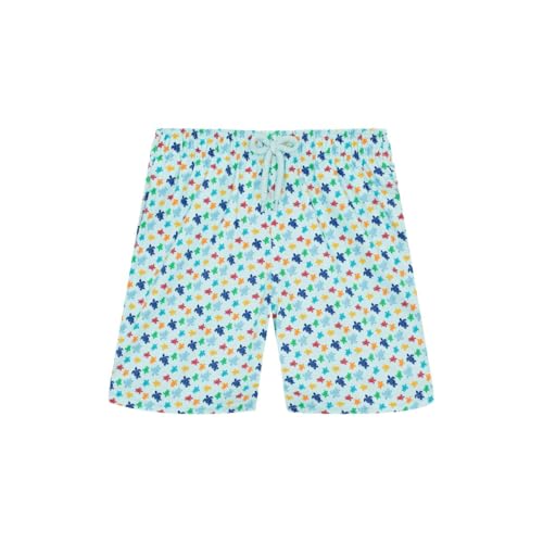 Vilebrequin, Boy's Swim Trunks Micro Ronde Des Tortues Rainbow, 2 Years, Pacific - Image 4