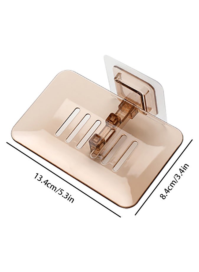 Transparent PP Soap Holder Wall Mounted for Bathroom Shower  - Image 4