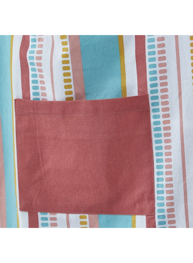 NIBEMINENT Payton Printed Cotton Apron Multicolour 60cm - Image 3