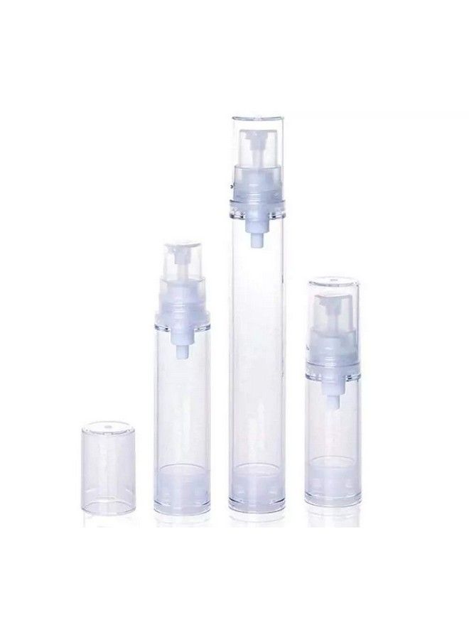 Wresty 15 Pcs Clear Airless Lotion Pump Bottles Empty Cream Vacuum Bottles Cosmetic Containers Travel Press Pump Bottles For Foundationsserumsand More (5Ml) - Image 3