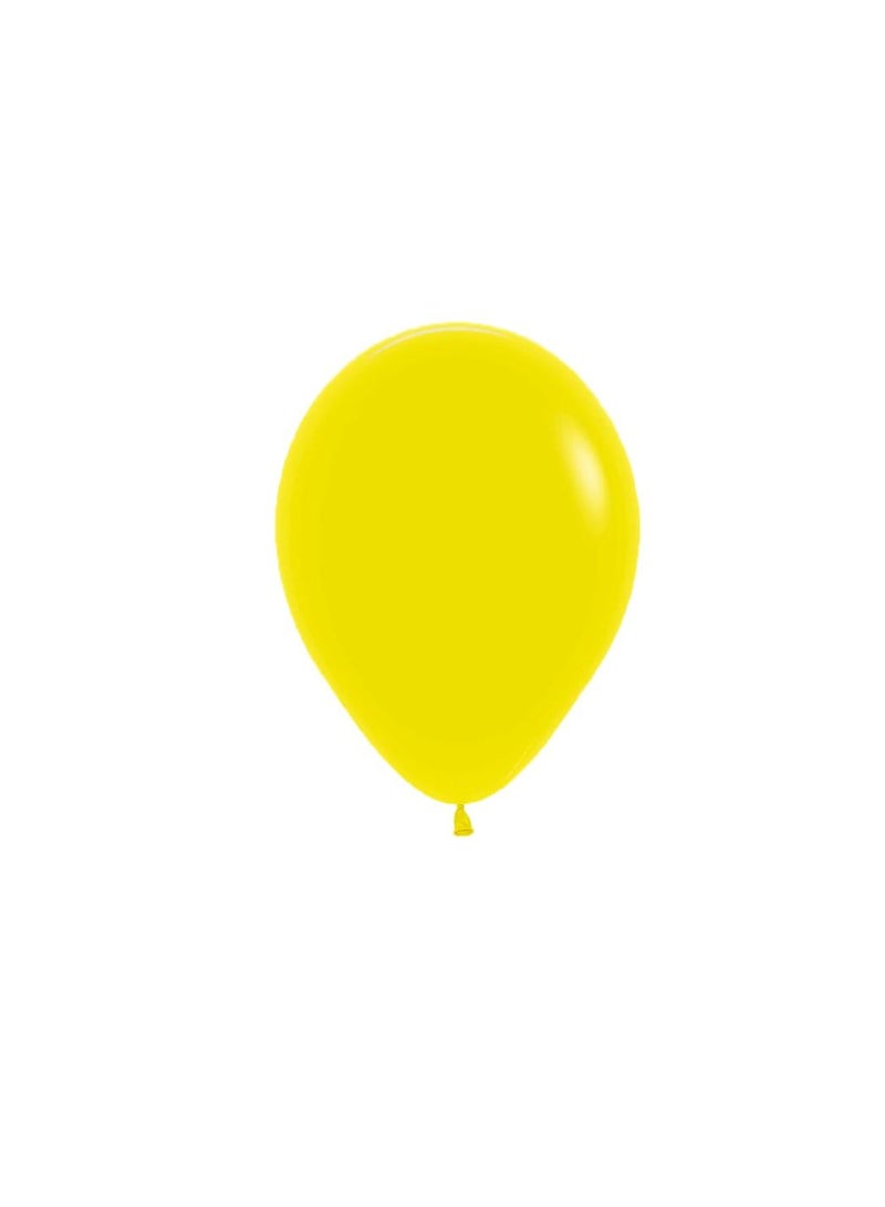 Sempertex 50pcs Paste Matter Yellow color Balloon for home and  Party Decoration - Image 1
