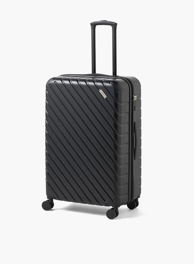 شو اكسبرس Textured Hardcase Luggage Trolley With Retractable Handle