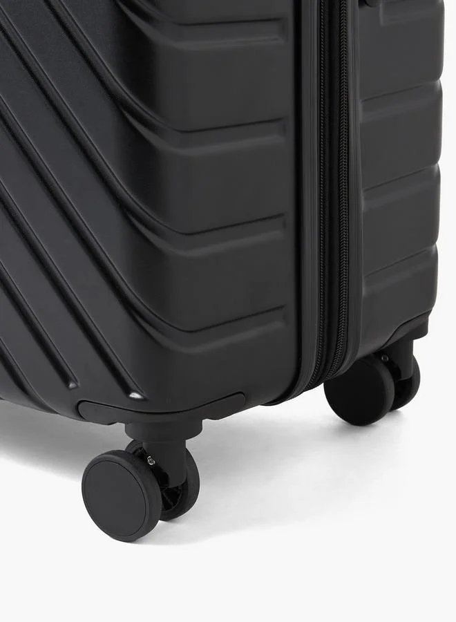 شو اكسبرس Textured Hardcase Luggage Trolley With Retractable Handle