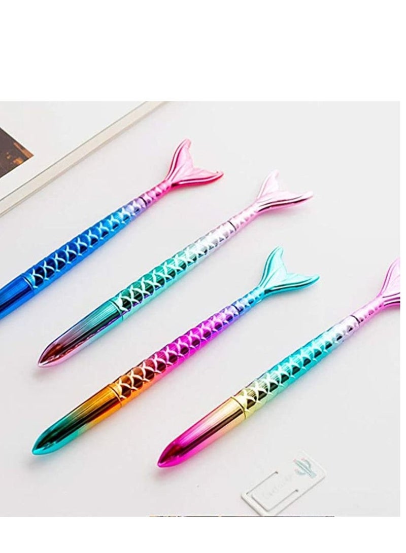 Mermaid Pens Refillable Black Gel Ink Pens, Stationery Gel Pen for Writing - Image 1
