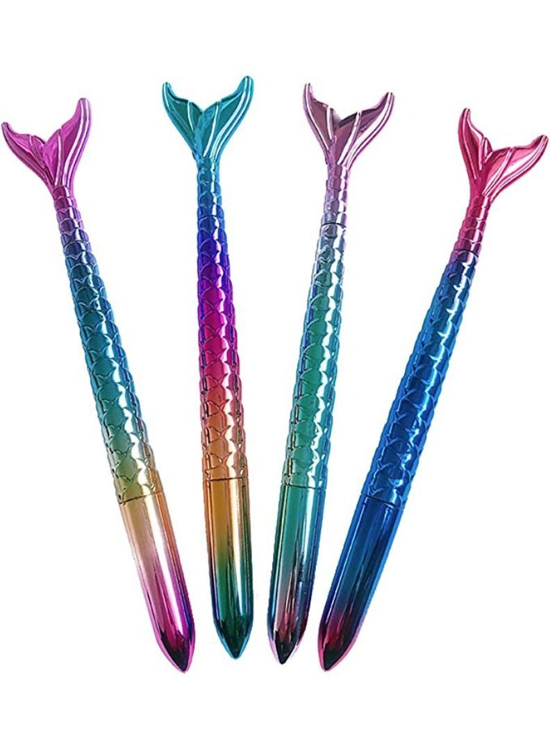 Mermaid Pens Refillable Black Gel Ink Pens, Stationery Gel Pen for Writing - Image 5