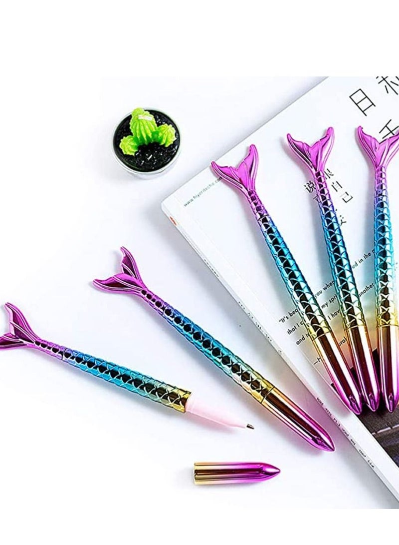 Mermaid Pens Refillable Black Gel Ink Pens, Stationery Gel Pen for Writing - Image 2