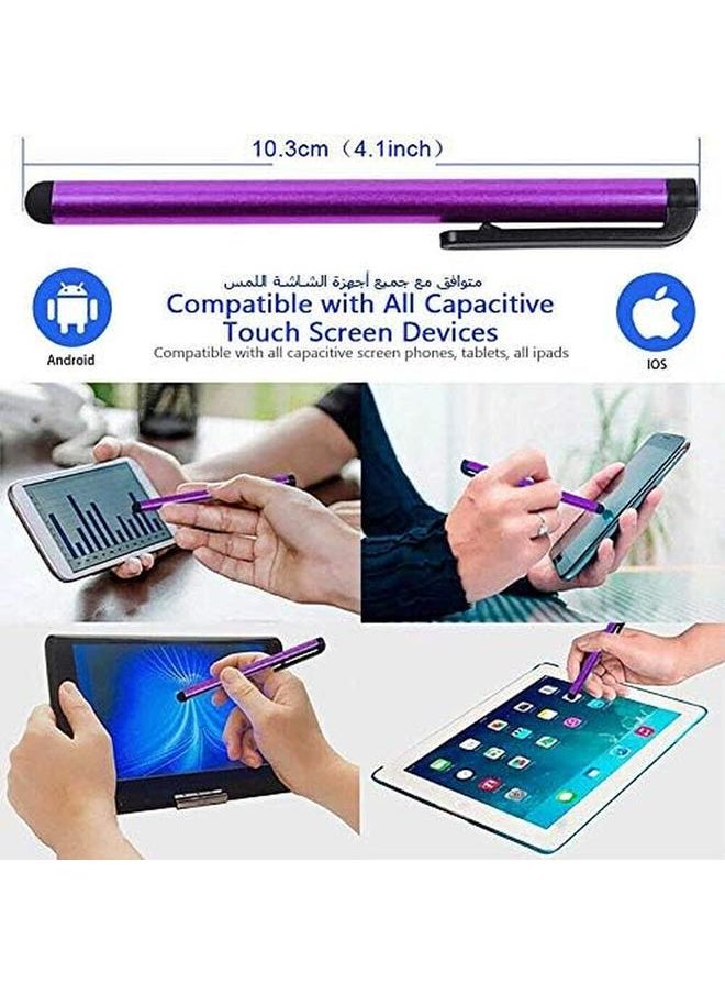 erorex - Small Stylus Touch Pen To Write And Draw Freely On Tablet And All Mobile Screens For Iphone Samsung Huawei And Honor Purple - Image 1