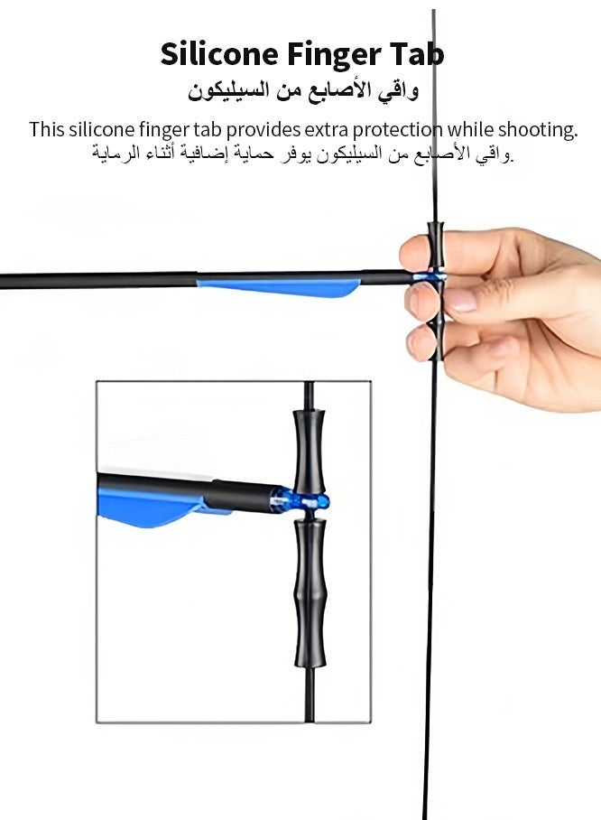 LWANO Bow and Arrow Set for Teens, Beginner Practice Bow, Youth Archery Kit with 6 Arrows and Accessories - Image 5