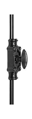A29 Hardware 2 Feet Cremone Bolt for French Doors and Cabinets Door Lock Classic Style Cremone Bolt Door Hardware Vintage and Stylish Home Decor Black Powder Coat Finish