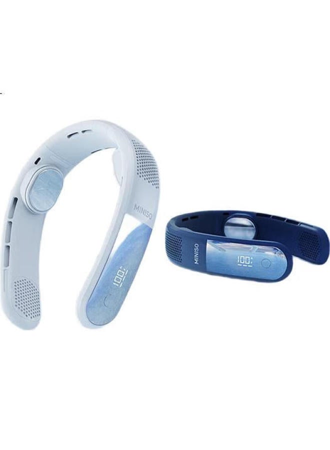 Miniso (Miniso) [New Product] Hanging Neck Fan Mini Fan Cooling Portable Air Conditioner Usb Electric Fan Super Long Battery Life Bladeless Silent Outdoor Cooling Artifact - Image 2