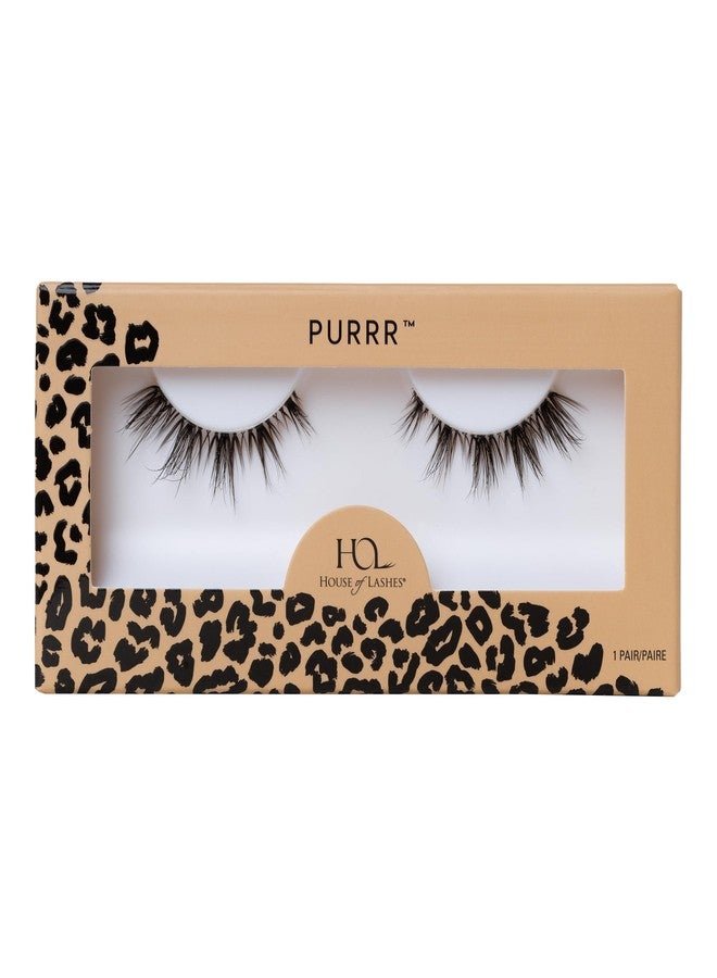 House of Lashes Purrr - Natural, 3/4, Flared False eyelashes - Image 1
