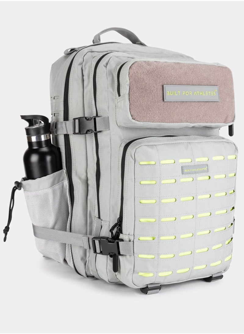 LIFTDEX Built For Athletes Backpack 45L Designed for Athletes - Grey/Yellow  - Image 3