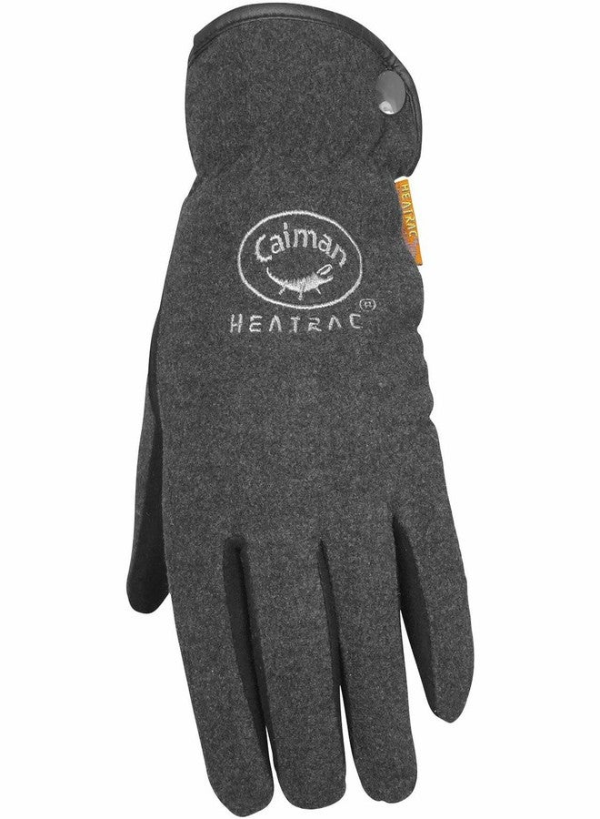 Caiman 2396 Deerskin Heatrac Insulated Touchscreen Heavy Fleece-Back Winter Gloves, 2395 Replacement, XLarge - Image 2