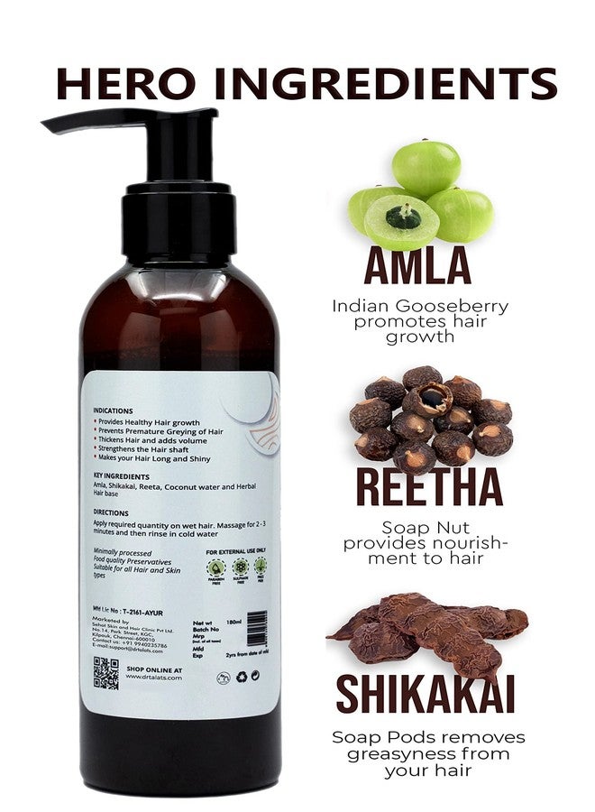 DR. TALAT'S Dr Talat's Dream care Shampoo | Amla Shikakai Shampoo (180 Ml) - Image 1