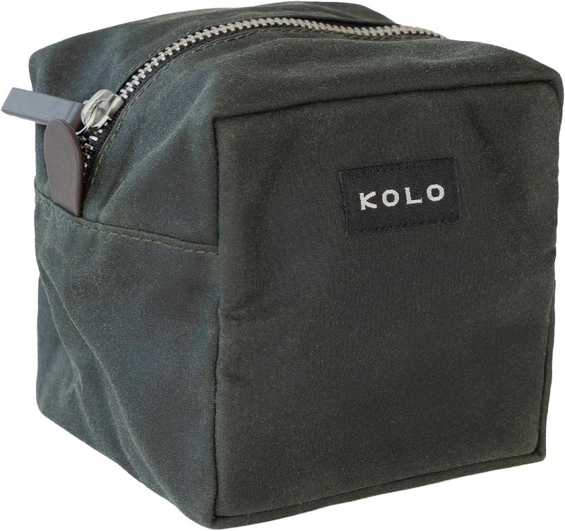 KoLO Kolo Parker Medium Weatherproof Toiletry Case, Cable Bag, Travel Pouch, Sage 