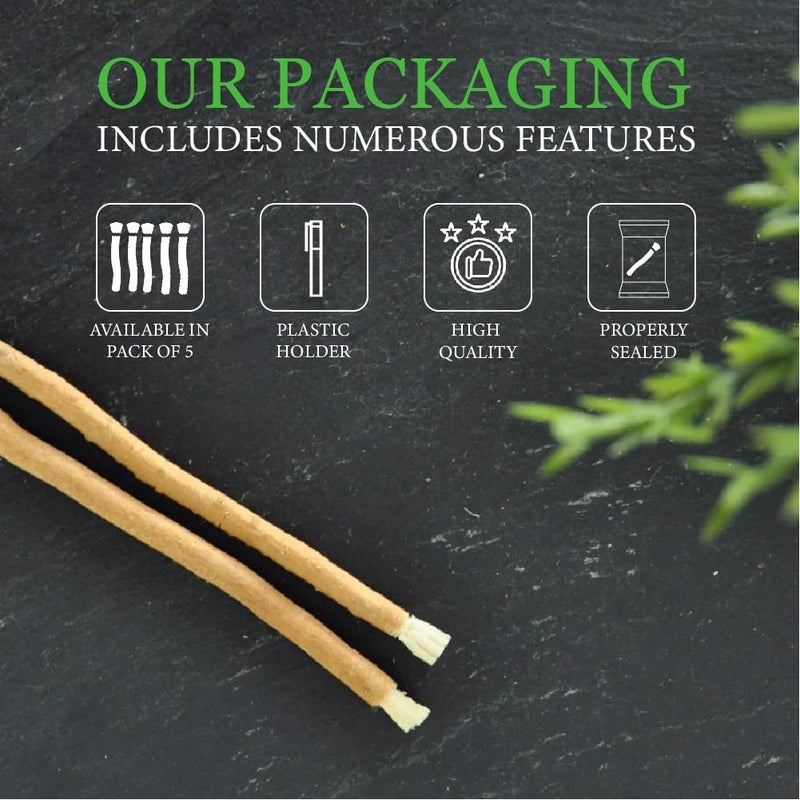 Natural Maswak Stick | Pack of 05 | Chewable Toothbrush | Organic Teeth Cleaning & Whitening | Tooth Brush | Oral Care & Healthy Gums - Image 2