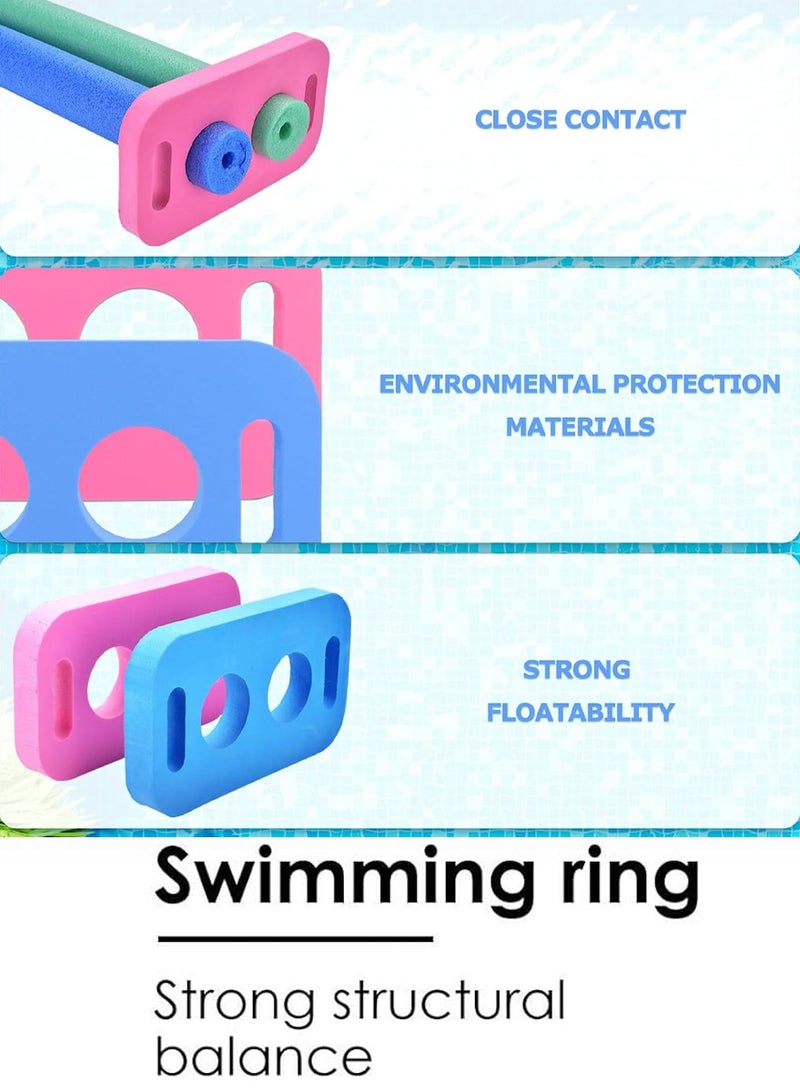 سبورتس مساعد تدريب السباحة موصل فوم مثقوب لنودلز السباحة العائمة - صمم عوامات سباحة مخصصة واسبح بسهولة في حمامات السباحة، مثالي للسباحة، الاسترخاء المائي، التدريب، والتعلم - حزام عوامة السباحة - Image 3