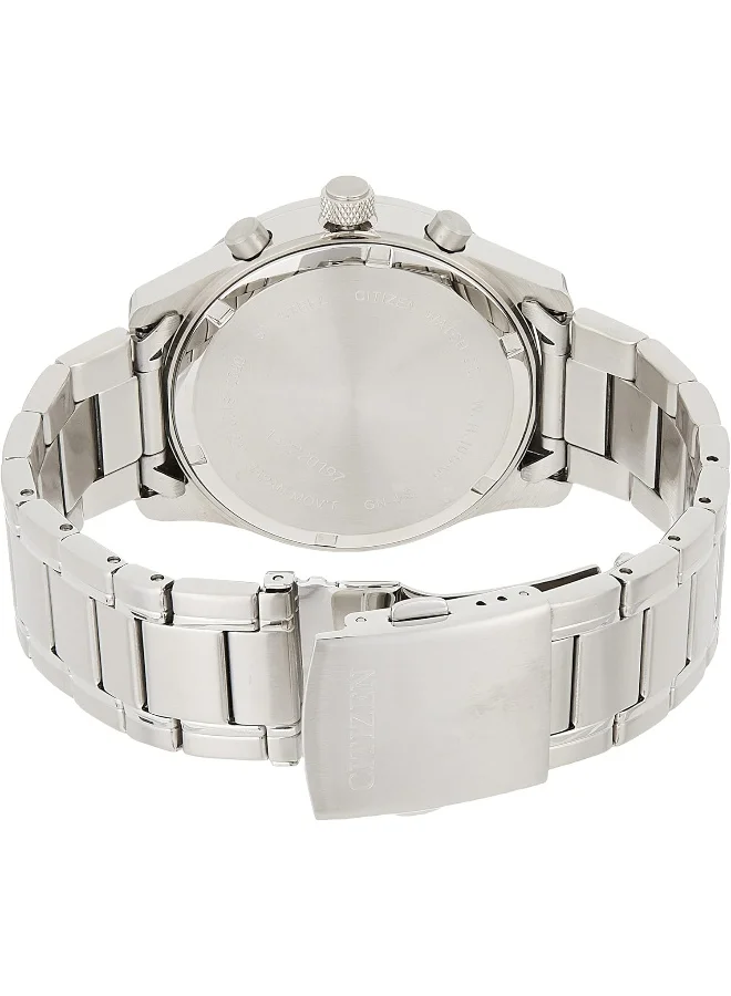 CITIZEN Citizen mens quartz watch, chronograph display and stainless steel strap - AN8190-51A