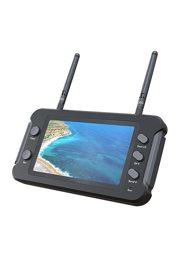SoloGood شاشة FPV 4.3 بوصة مع DVR 5.8 جيجاهرتز 40 قناة 800 × 480 IPS لجهاز استقبال الطائرات بدون طيار FPV والسيارات RC - Image 1
