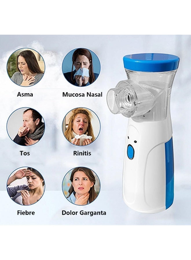 جهاز بخار متنقل مزود بماسكات للكبار والصغار – تصميم مريح وسهل الاستخدام. - Image 4