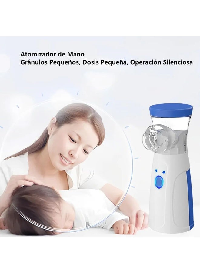 جهاز بخار متنقل مزود بماسكات للكبار والصغار – تصميم مريح وسهل الاستخدام. - Image 2