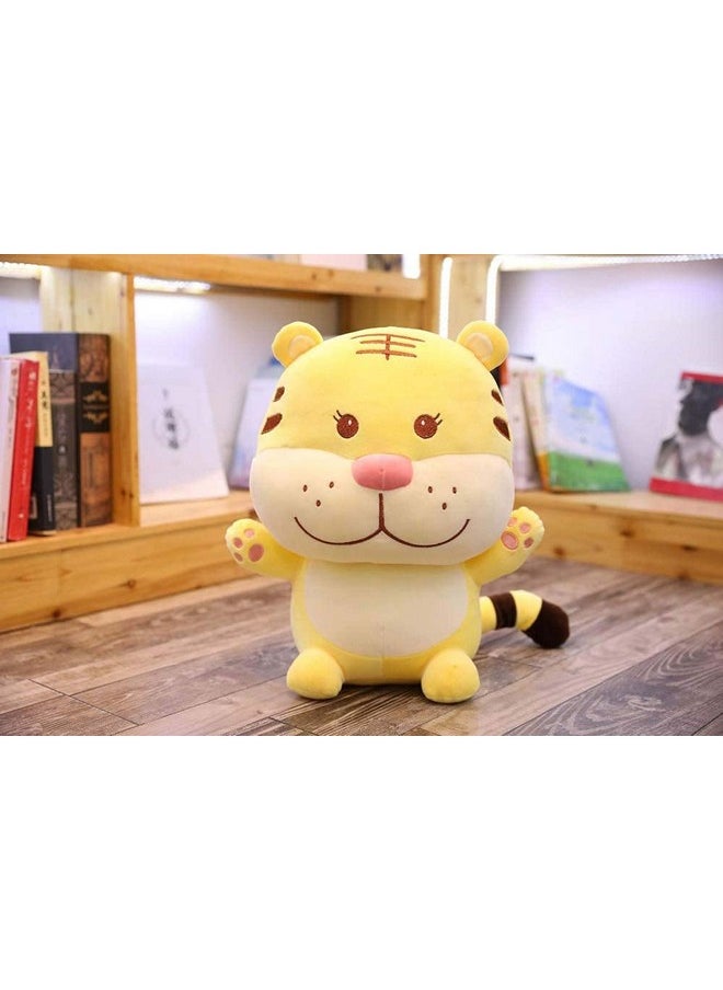 Besties BESTIES Ball Soft Toy Stuffed Plush Ball & Baby Tiger Kids Birthday Gift 25 cm (1234) Baby Tiger Yellow Stuffed Soft Toy Plush for Kids Baby Boy Girl Birthday (54cm) (Ball + Yellow Baby Tiger)  - Image 4