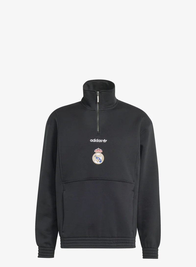 Adidas Real Madrid EQT Half Zip Top