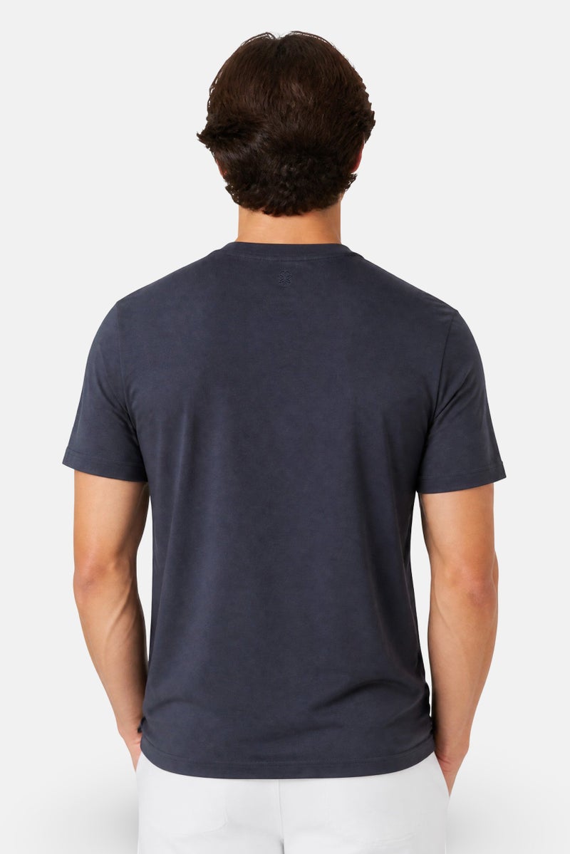 Gaiam Men Slim Fit Short Sleeve Training T-Shirt, Black - Image 3
