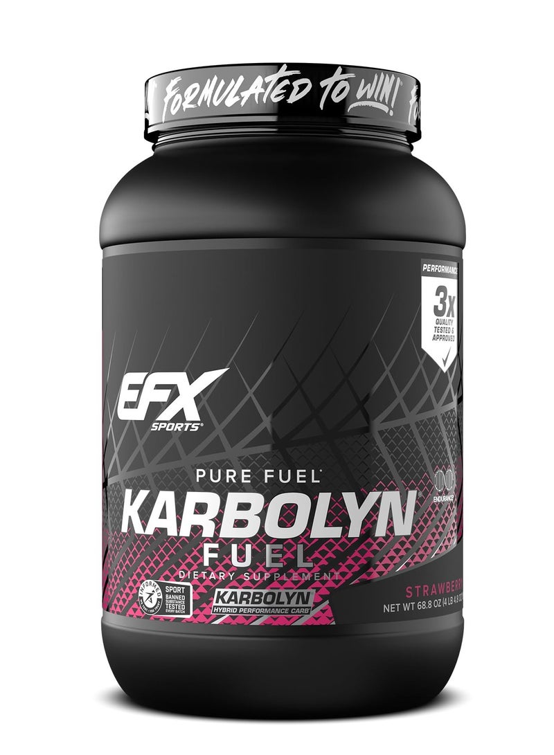 Efx Sports Karbolyn Fuel, Carb Load, Energize, Improve and Recover Faster, Strawberry Flavor, 2lbs