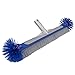 Poolvio Professional 17.5" Floor & Wall Pool Cleaning Brush withÃ‚Â Durable Around Nylon Bristles, EZ Clip Aluminum - Image 2