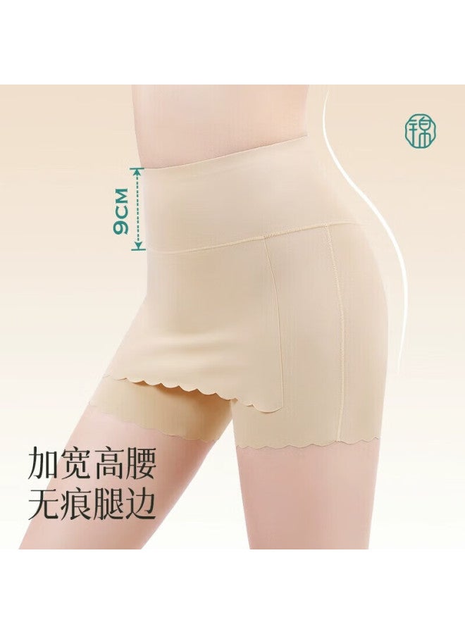 Jindu Women's Safety Shorts, Anti-light Leakage Seamless Underwear With Double-layer Coverage In The Triangle Area, Anti-embarrassment Ice Silk Bridal Leggings For Summer - Image 2