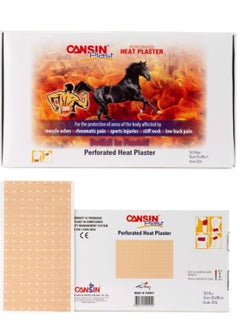 Cansin Plast Pain Relief Heat Plaster – Fast Acting Heat Patches for Back, Neck, Shoulder & Muscle Aches – Long Lasting Warming Therapy – Flexible, Skin Friendly Adhesive – 10x18cm (Single Piece)  - Image 2