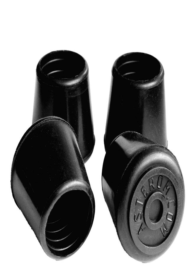 Asterom Cane Tips - 3/4 Inches - Rubber Cane Tips, Walking Cane Accessories (Pack of 4)